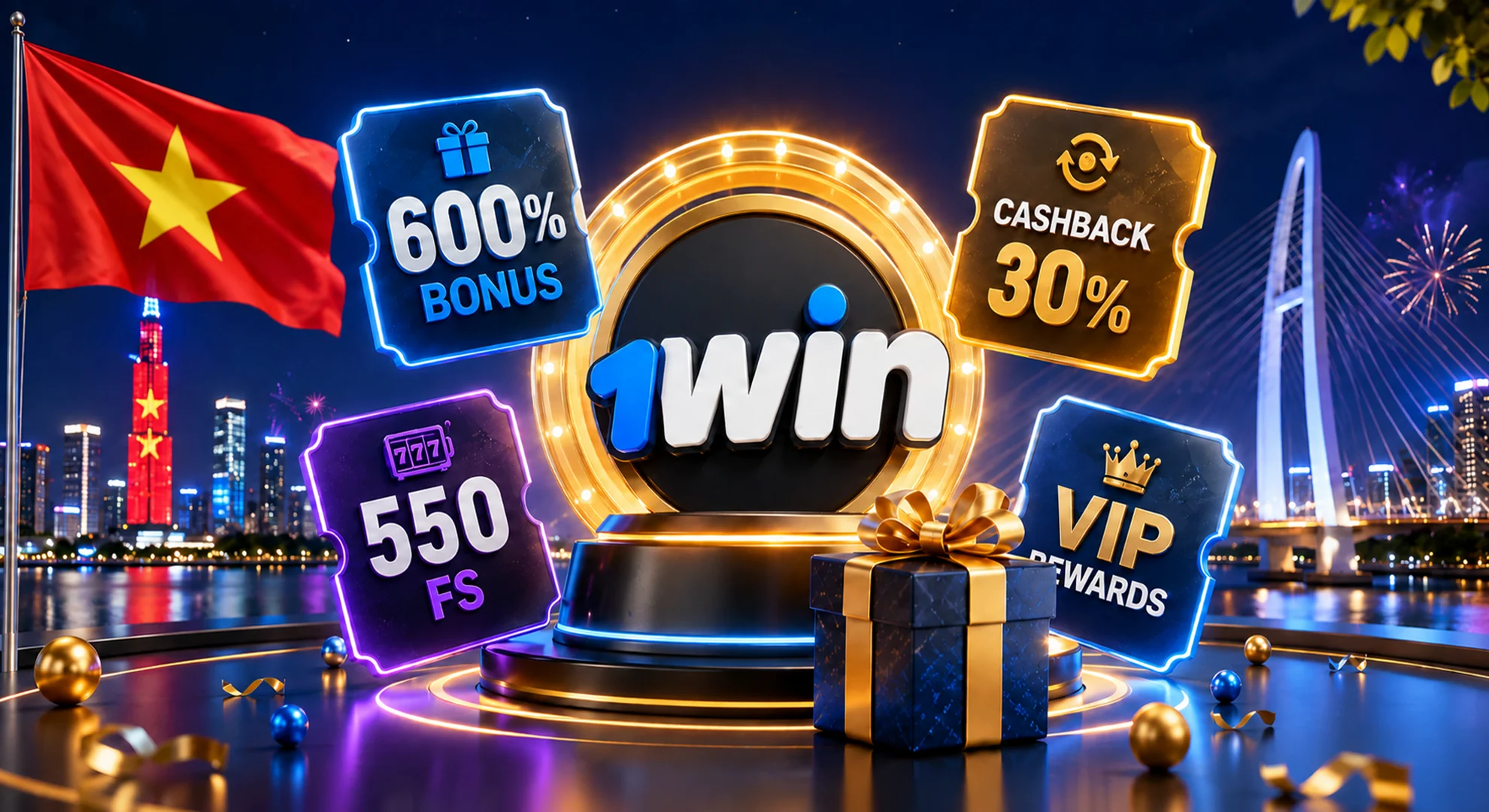 Bonus và khuyến mãi 1win tại Việt Nam với ưu đãi chào mừng, vòng quay miễn phí và phần thưởng hấp dẫn