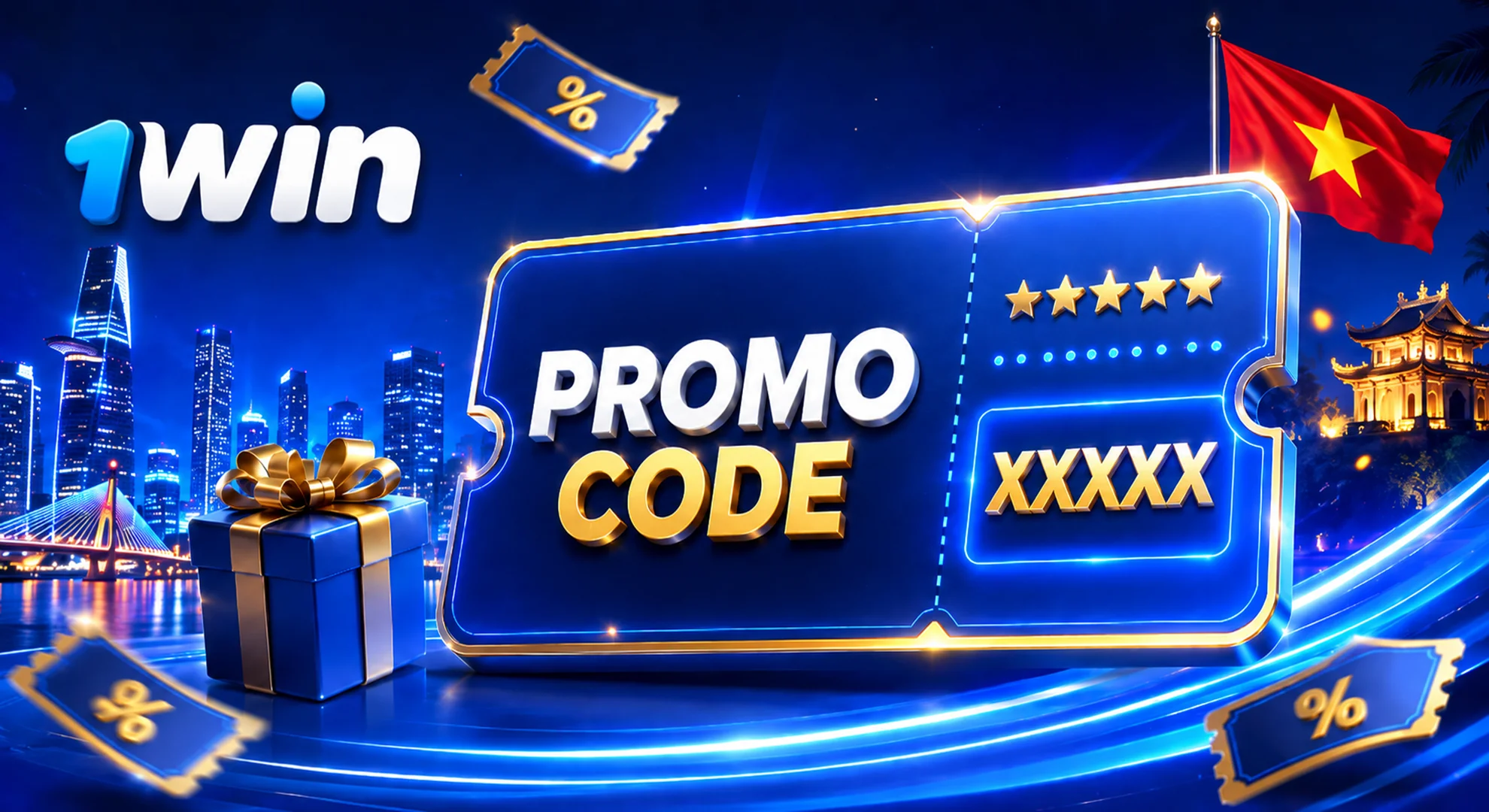 1win Promo Code Vietnam giúp nhận bonus, khuyến mãi casino và các ưu đãi trực tuyến hấp dẫn